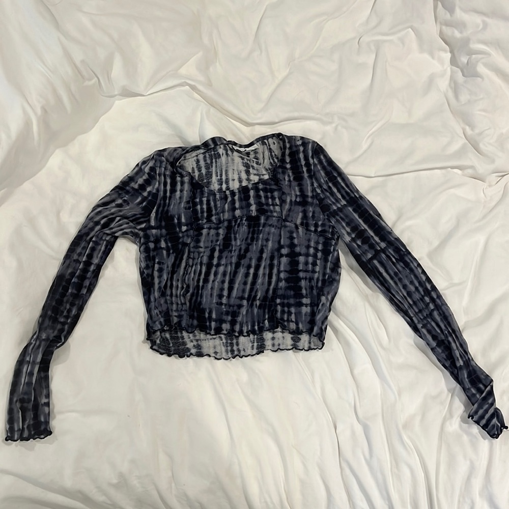Topshop Cropped Long Sleeve